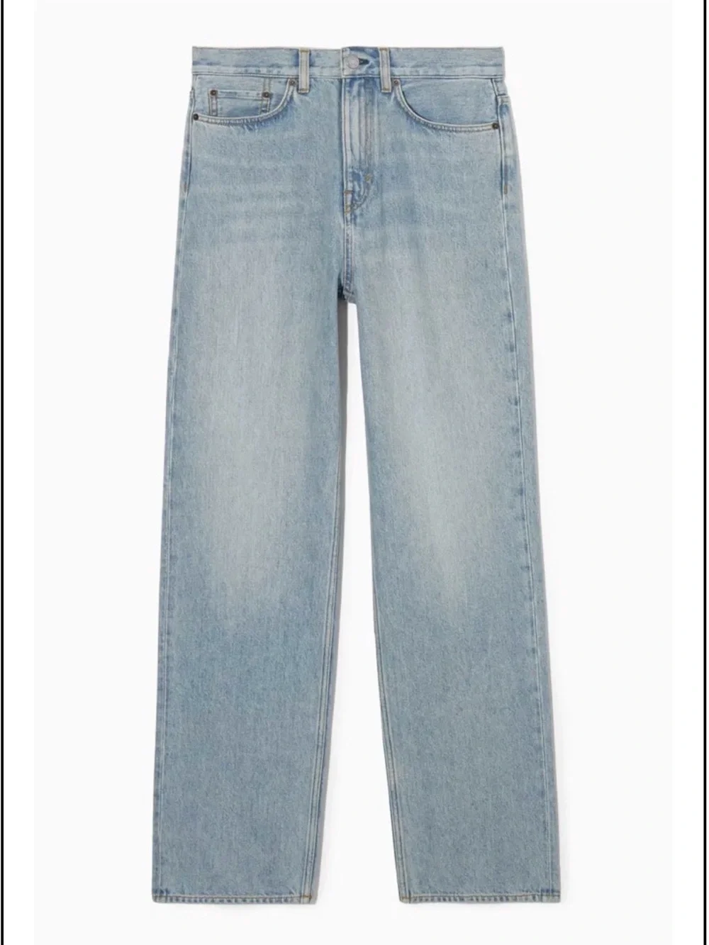 COS Women’s Straight Jeans in Light Blue Wash